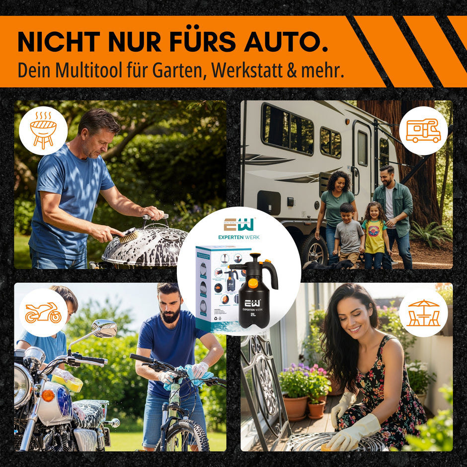 Premium Schaumsprüher 2L – Dichter Schaum. Volle Kontrolle. Für perfekte Autowäsche