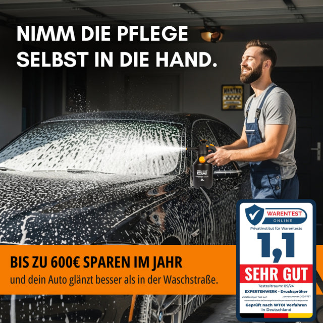 Premium Schaumsprüher 2L – Dichter Schaum. Volle Kontrolle. Für perfekte Autowäsche