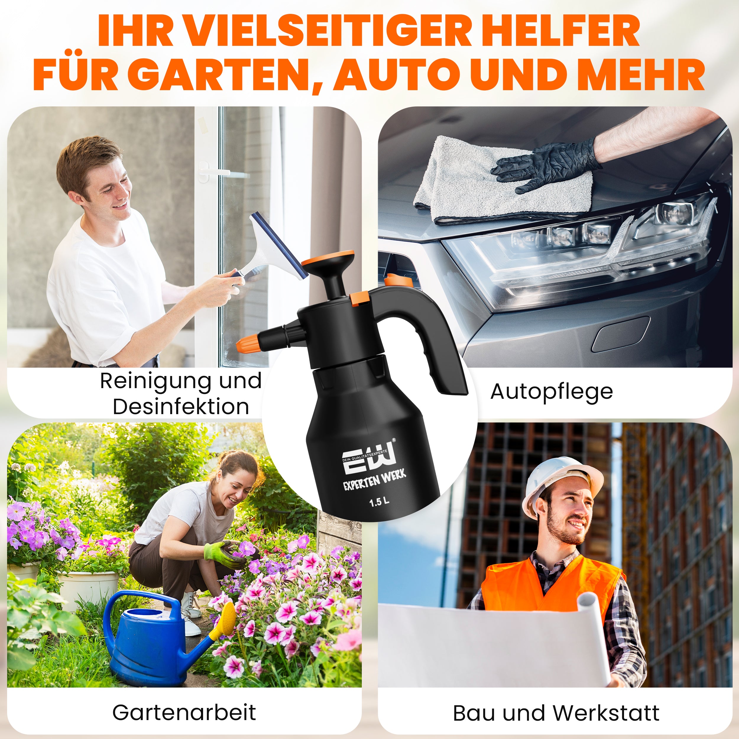 Drucksprüher 1,5L Lösemittelbeständig